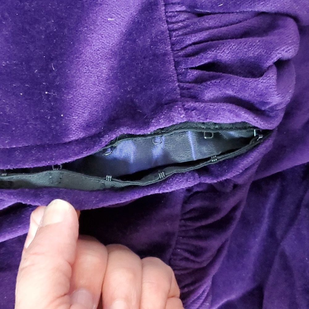 Purple & white XXXL costume dress, fantasy, Ren Faire, princess - Picture 8 of 8
